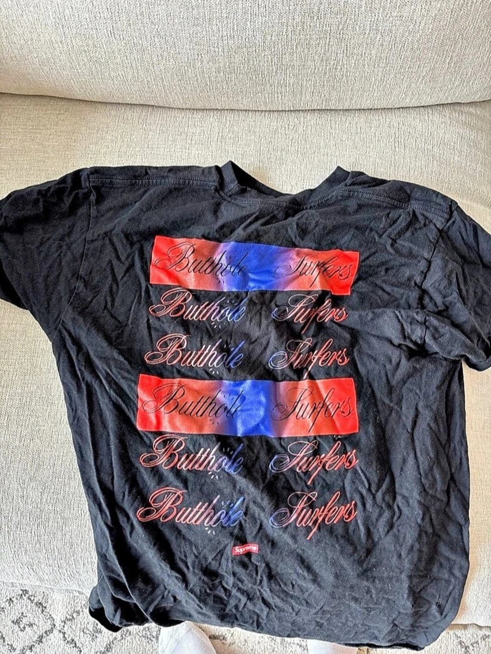Supreme Butthole Surfers Tee Black Size Large